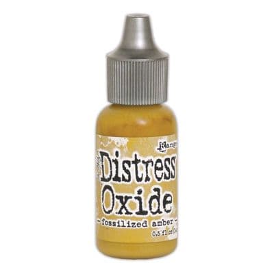 Tim Holtz Distress Oxide Re-Inker - Fossilized Amber