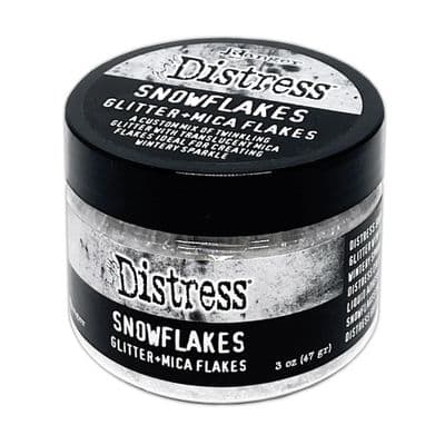 Tim Holtz Distress Snowflakes Glitter + Mica Flakes