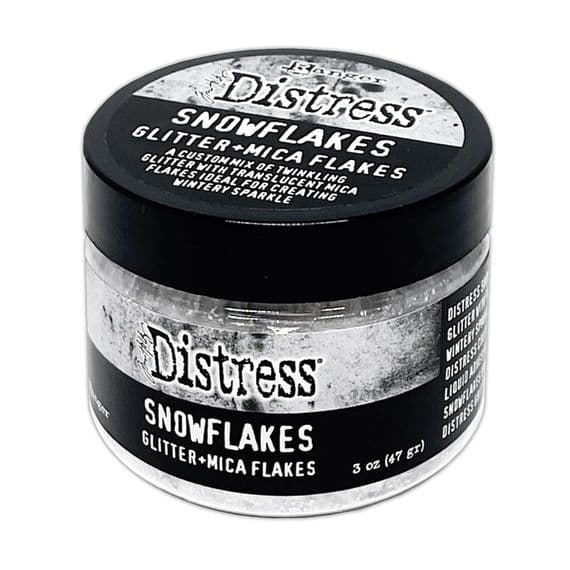 Tim Holtz Distress Snowflakes Glitter + Mica Flakes