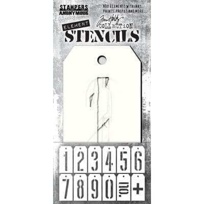 Tim Holtz Element Stencils - Mechanical 12 pack