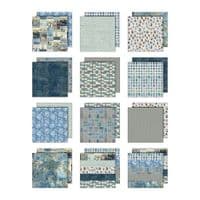 Tim Holtz® Idea-Ology™ - 12x12 Paper Palette Collection - Blue