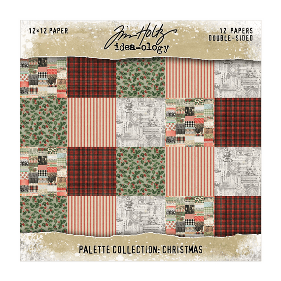 Tim Holtz® Idea-Ology™ - 12x12 Paper Palette Collection - Christmas