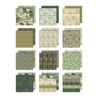 Tim Holtz® Idea-Ology™ - 12x12 Paper Palette Collection - Green