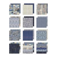 Tim Holtz® Idea-Ology™ - 12x12 Paper Palette Collection - Indigo