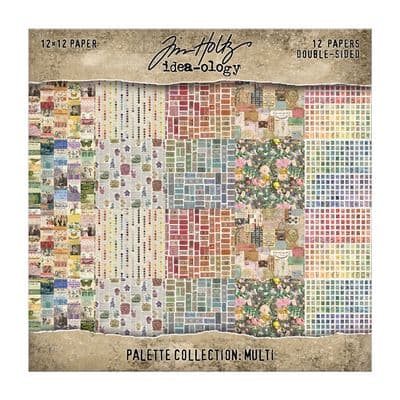 Tim Holtz® Idea-Ology™ - 12x12 Paper Palette Collection - Multi