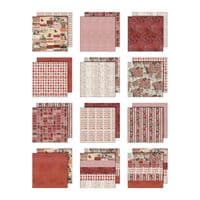 Tim Holtz® Idea-Ology™ - 12x12 Paper Palette Collection - Red