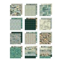 Tim Holtz® Idea-Ology™ - 12x12 Paper Palette Collection - Teal