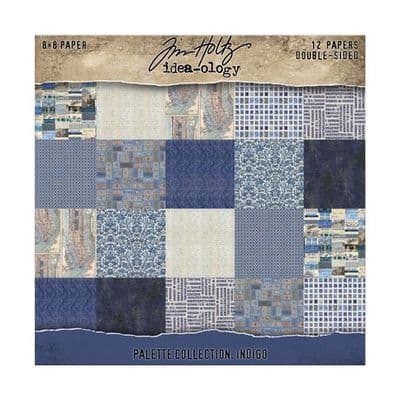 Tim Holtz® Idea-Ology™ - 8x8 Paper Palette Collection - Indigo