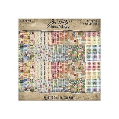 Tim Holtz® Idea-Ology™ - 8x8 Paper Palette Collection - Multi