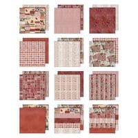 Tim Holtz® Idea-Ology™ - 8x8 Paper Palette Collection - Red