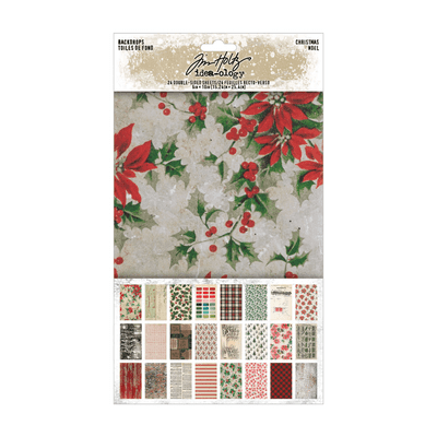 Tim Holtz® Idea-Ology™ - Backdrops, Christmas 2026