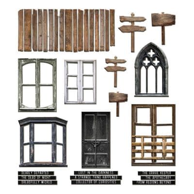 Tim Holtz® Idea-Ology™ - Baseboards, Halloween 2025