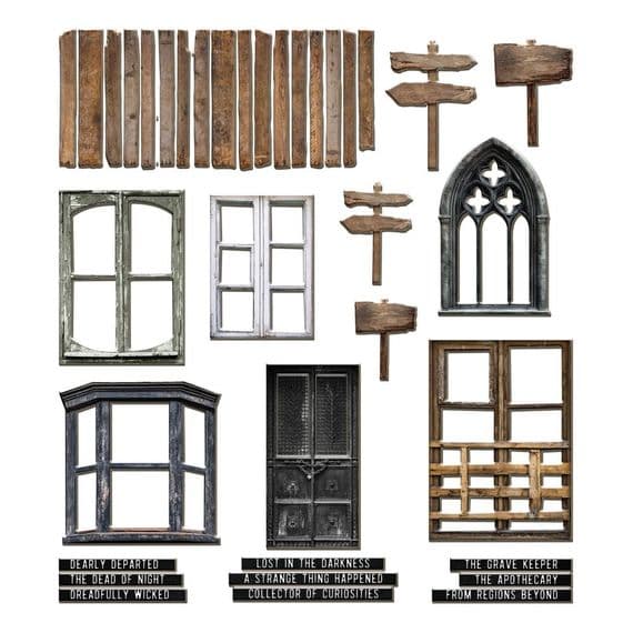 Tim Holtz® Idea-Ology™ - Baseboards, Halloween 2025