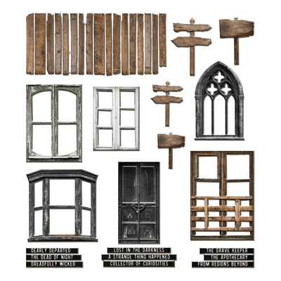 Tim Holtz® Idea-Ology™ - Baseboards, Halloween 2025