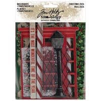 Tim Holtz® Idea-Ology™ - Baseboards + Transparencies, Christmas 2024