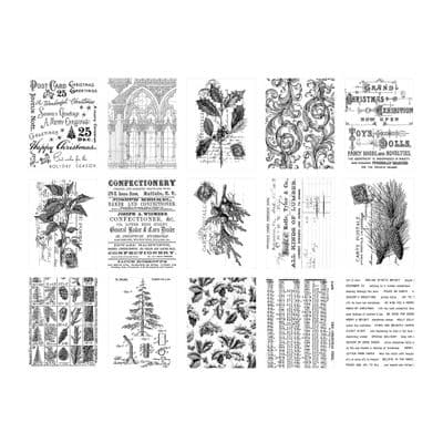 Tim Holtz® Idea-Ology™ - Collage Paper, Christmas