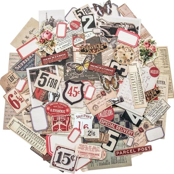 Tim Holtz® Idea-Ology™ - Ephemera Pack - Snippets 