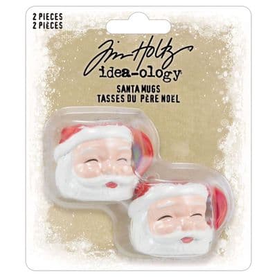 Tim Holtz® Idea-Ology™ - Santa Mugs