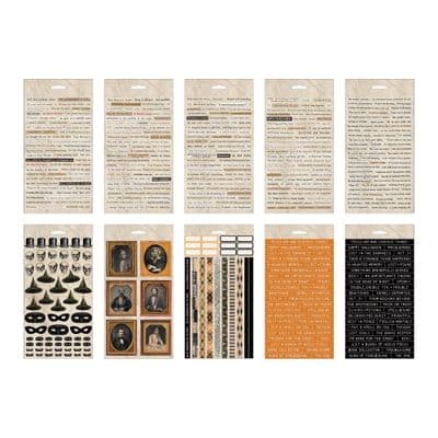 Tim Holtz® Idea-Ology™ - Sticker Book, Halloween 2025 Peculiar And Curious Things