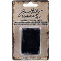 Tim Holtz® Idea-Ology™ - Transparent Tiles, Halloween