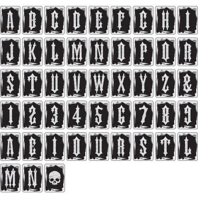 Tim Holtz® Idea-Ology™ - Transparent Tiles, Halloween