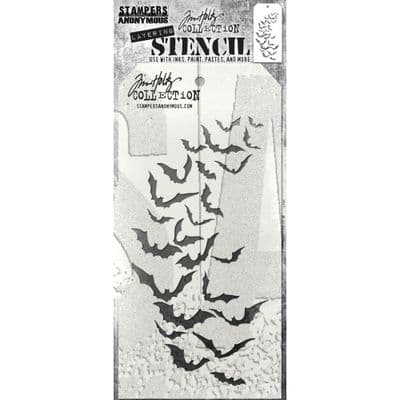 Tim Holtz Layering Stencil - Batty