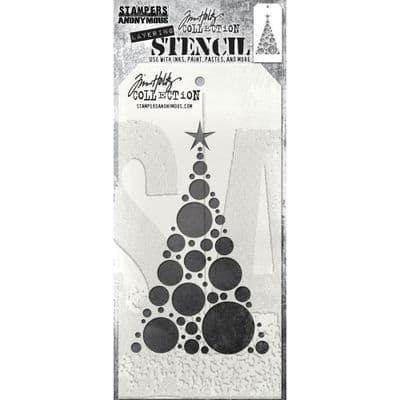 Tim Holtz Layering Stencil - Modern Tree