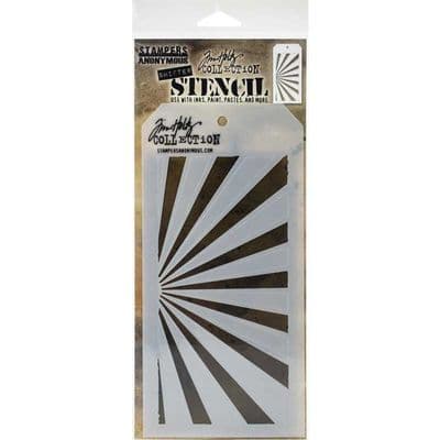 Tim Holtz Layering Stencil - Shifter Rays - THS126