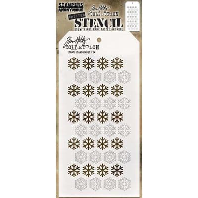 Tim Holtz Layering Stencil - Shifter Snowflake - THS135