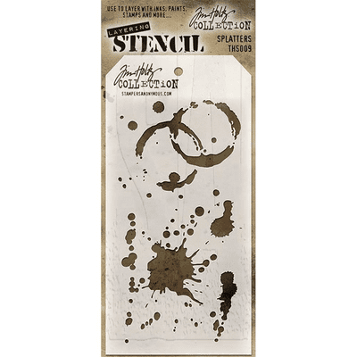 Tim Holtz Layering Stencil - Splatters