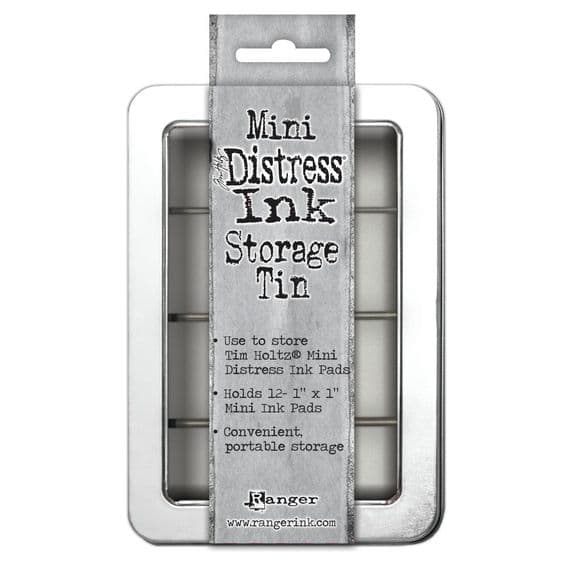 Tim Holtz Mini Distress Ink Storage Tin - Empty