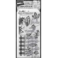 Tim Holtz Mixed Media Stamp and Stencil - Nature's Wonder Set #50