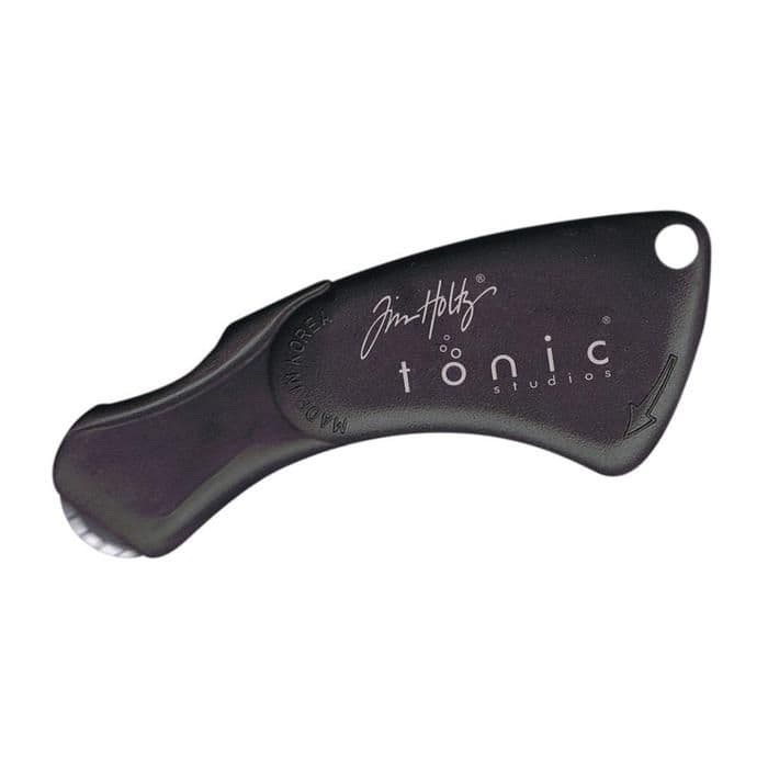 Tim Holtz Mini Rotary Perforator 18mm - Handstanzer Für Scrapbooking & Basteln
