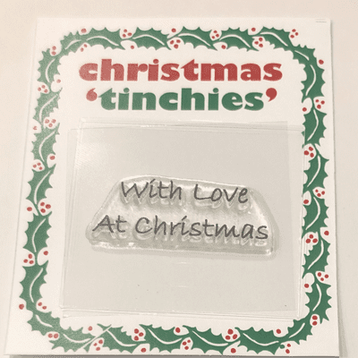 Tinchies Mini Clear Stamps - With Love At Christmas