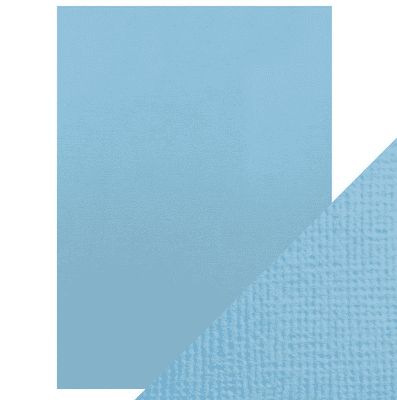 Tonic Craft Perfect - Classic Weave Textured Card A4 - Cornflower Blue