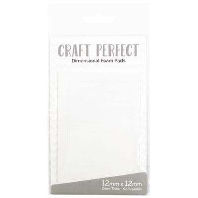 Tonic Craft Perfect Dimensional Foam Pads -  12mm x 12mm - White