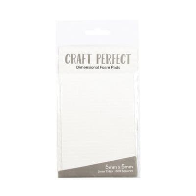 Tonic Craft Perfect Dimensional Foam Pads -  5mm x 5mm - White