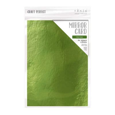 Tonic Craft Perfect - Mirror Card A4 - High Gloss - Holly Green