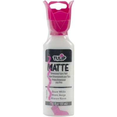 Tulip Dimensional Fabric Paint - Puffy White