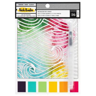 Vicki Boutin Watercolor Paper & Brush