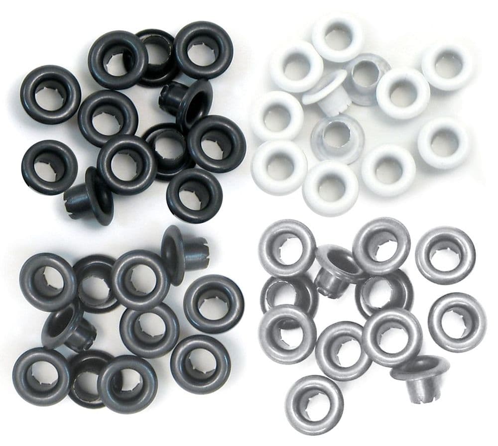 We R Memory Keepers Standard Eyelets - Grey