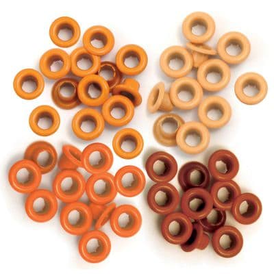 We R Memory Keepers Standard Eyelets - Orange