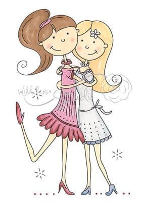 Wild Rose Studio - Best Friends – Clear Stamp
