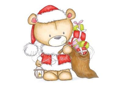 Wild Rose Studio – Christmas Milton  – Clear Stamp – CL102