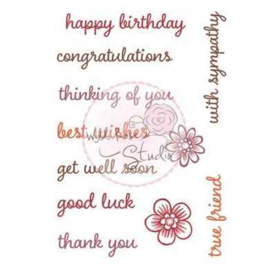 Wild Rose Studio - Everyday Sentiments  - Clear Stamp