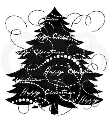 Woodware Clear Singles Stamp - Fir Tree