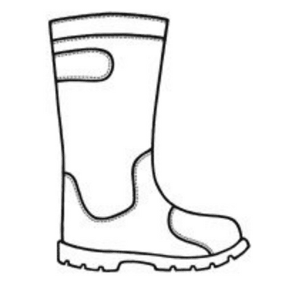 Woodware Clear Singles Stamp - Welly Boot