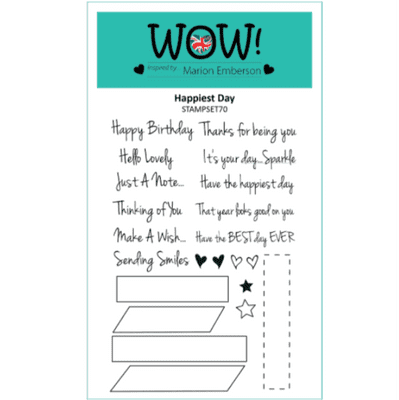 WOW! - Clear Stamp Set - Happiest Day (by Marion Emberson)