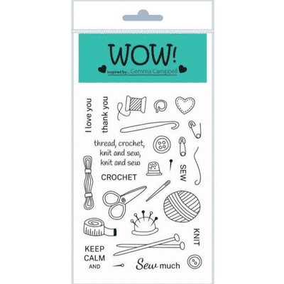 WOW! - Clear Stamp Set - Simply Sew (by Gemma Campbell)