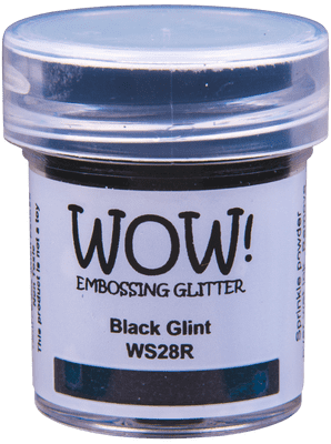 WOW! Embossing Glitter - Black Glint - WS28R